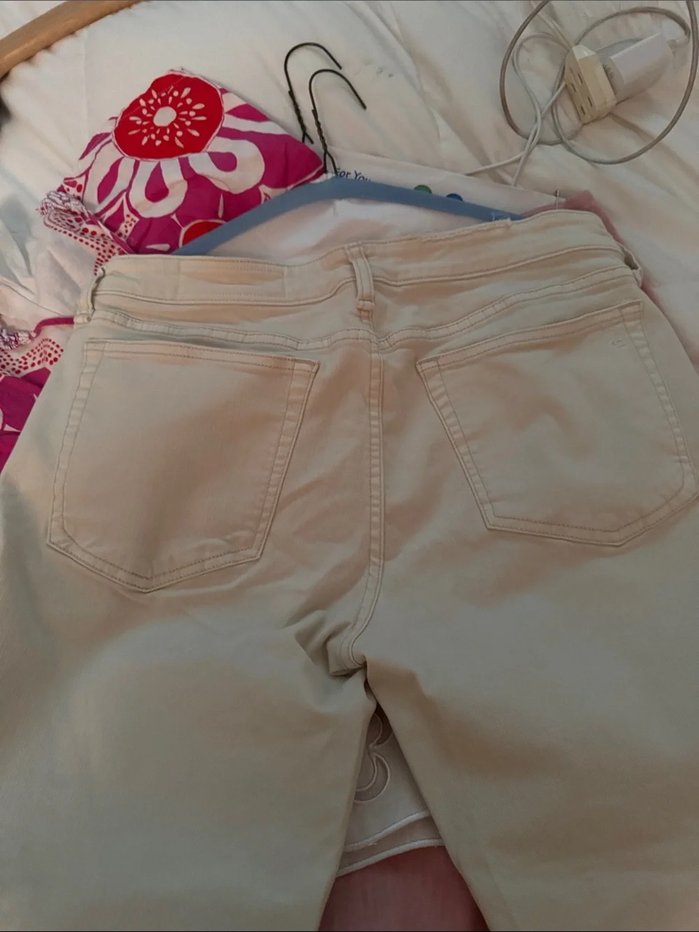 rag & bone Cream Women's Jeans